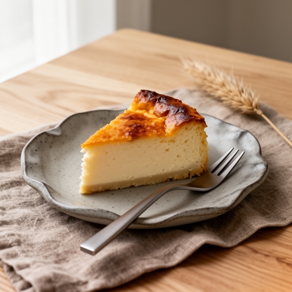 素朴で美しいケーキ